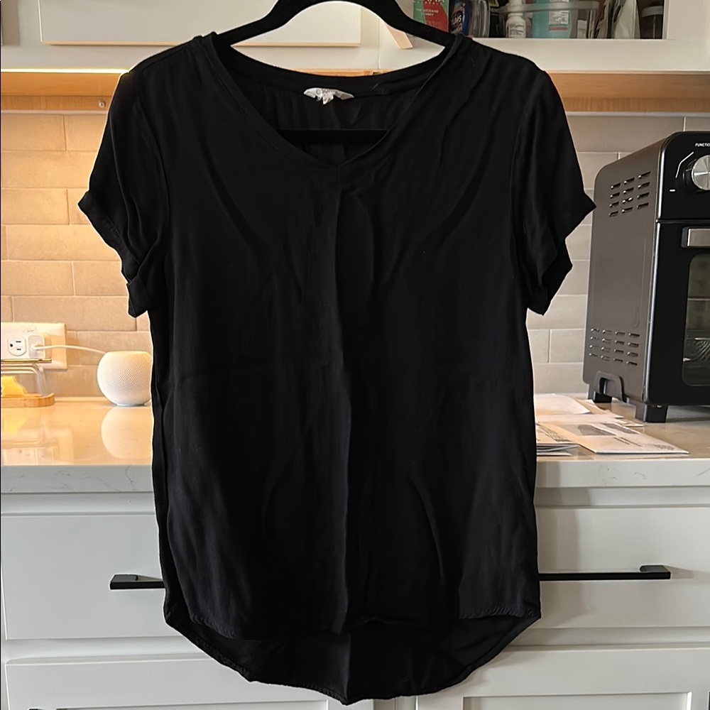 Black Relaxed Short Sleeve T-Shirt